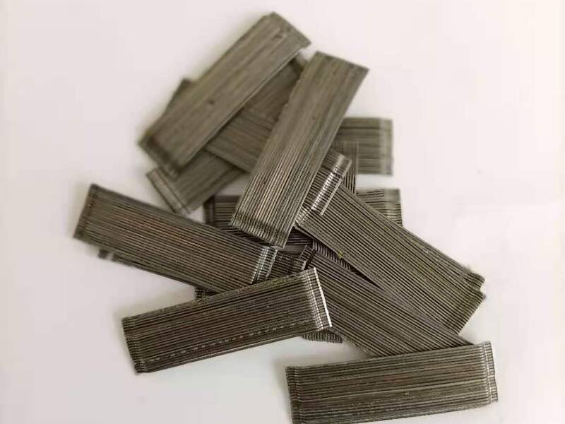 SDS-05530 0.55mm Diameter 30mm Length Glued Steel Fiber Supplier