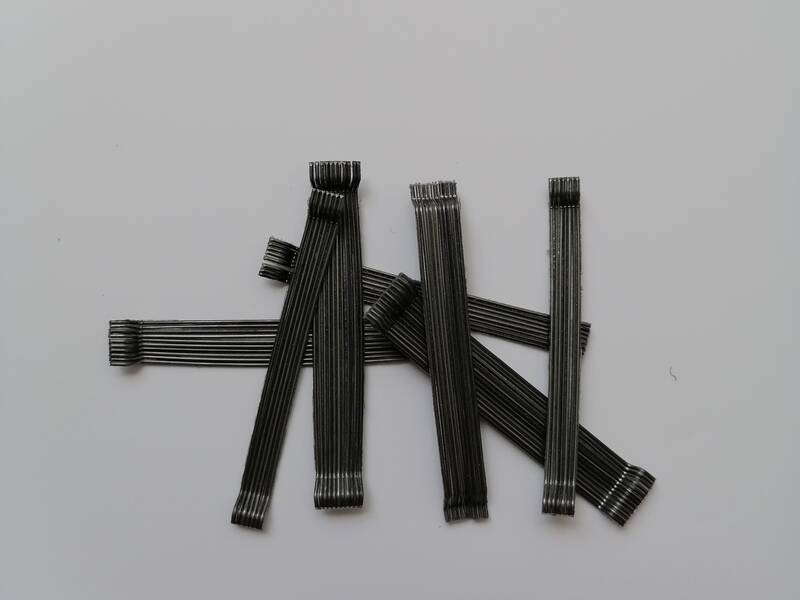 SDS-07550 0.75mm Diameter 50mm Length Glued Steel Fiber