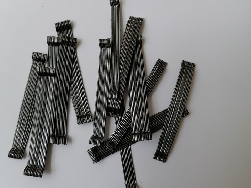 SDS-07560 0.75mm Diameter 60mm Length Glued Steel Fiber